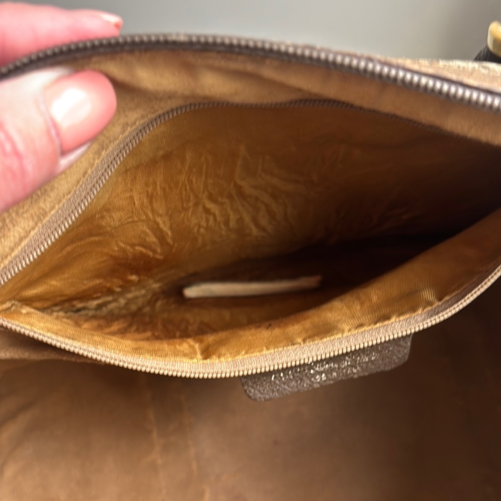 Gucci Brown Monogram Handbag - Picture 15 of 15